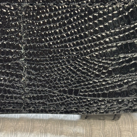 J McLaughlin Black Leather Belt - Picture 9 of 9